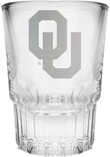 Oklahoma Sooners 2oz Prism Etch Shot Glass
