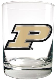 Purdue Boilermakers 14oz Emblem Rock Glass - White