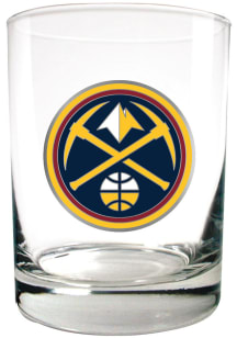 Denver Nuggets 14oz Emblem Rock Glass - White