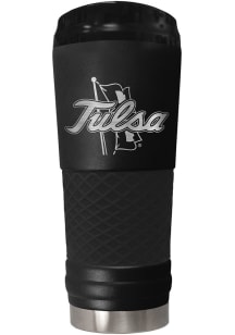 Tulsa Golden Hurricane 24oz Stealth Draft Stainless Steel Tumbler - Black