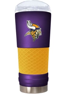 Minnesota Vikings 24oz Draft Emblem Stainless Steel Tumbler - Purple