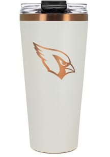 Arizona Cardinals 32oz Cream + Copper Stainless Steel Tumbler - White