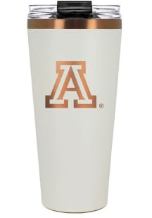 Arizona Wildcats 32oz Cream + Copper Stainless Steel Tumbler - White