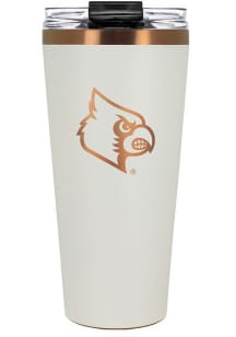 Louisville Cardinals 32oz Cream + Copper Stainless Steel Tumbler - White