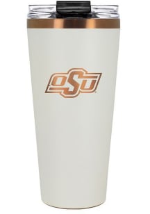 Oklahoma State Cowboys 32oz Cream + Copper Stainless Steel Tumbler - White