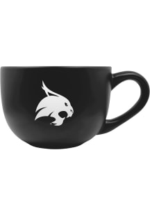 Texas State Bobcats 23oz Double Ceramic Mug - Black