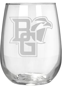 Bowling Green Falcons 15oz Stemless Wine Glass - White