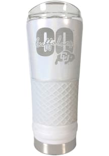 Colorado Buffaloes 24oz Draft Opal Stainless Steel Tumbler - White