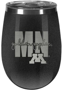 Minnesota Golden Gophers 10oz Onyx Stainless Steel Stemless