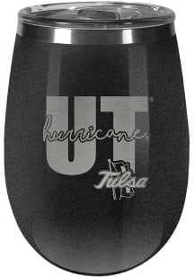 Tulsa Golden Hurricane 10oz Onyx Stainless Steel Stemless