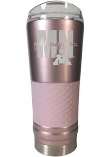 Minnesota Golden Gophers 24oz Rose Gold Draft Stainless Steel Tumbler - Pink