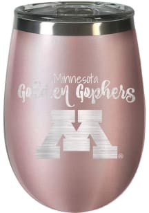 Minnesota Golden Gophers 10oz Rose Gold Stainless Steel Stemless