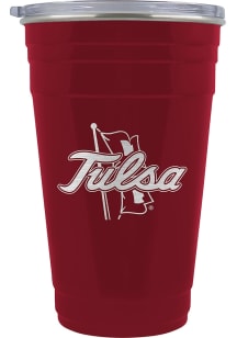 Tulsa Golden Hurricane 22oz Tailgater Stainless Steel Tumbler - Red