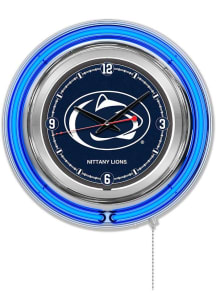 Penn State Nittany Lions Double Neon Wall Clock