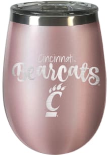 Cincinnati Bearcats 10oz Rose Stemless Wine Stainless Steel Stemless - Pink
