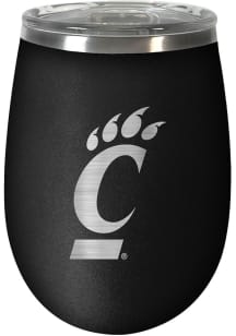 Cincinnati Bearcats 10oz Stealth Stemless Wine Stainless Steel Stemless - Black