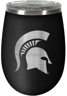 Michigan State Spartans 10oz Stealth Stemless Wine Stainless Steel Stemless - Black