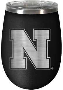 Nebraska Cornhuskers 10oz Stealth Stemless Wine Stainless Steel Stemless - Black
