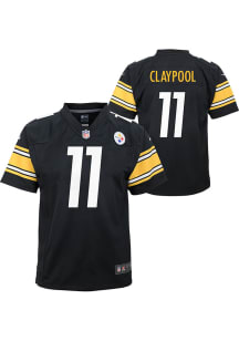 Chase Claypool Pittsburgh Steelers Youth Black Nike Home Football Jersey