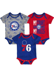 Philadelphia 76ers Baby Blue Trifecta One Piece