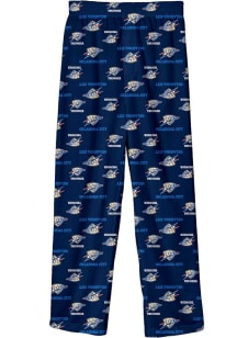 Oklahoma City Thunder Youth Blue All Over Logo Sleep Pants