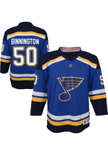 Jordan Binnington  St Louis Blues Youth Blue Home Hockey Jersey
