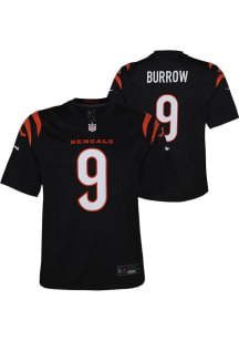 Joe Burrow Cincinnati Bengals Youth Black Nike Game Football Jersey