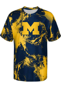 Michigan Wolverines Boys Blue In The Mix Short Sleeve T-Shirt