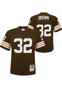 Cleveland Browns Jim Brown Youth Legacy Road BROWN Mitchell and