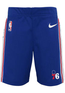 Nike Philadelphia 76ers Boys Blue Icon Replica Shorts