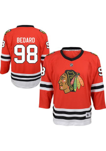 Connor Bedard  Chicago Blackhawks Youth Red Home Replica Hockey Jersey