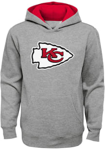 Kansas City Chiefs Youth Grey Prime Long Sleeve Hoodie
