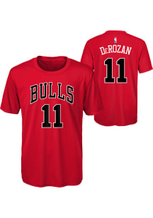 Demar DeRozan Chicago Bulls Youth Red Flat NN Perf Performance Player Tee