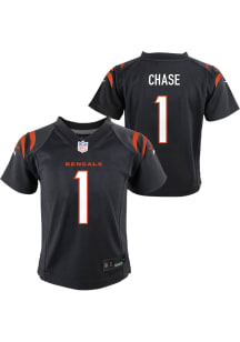 Ja'Marr Chase Cincinnati Bengals Baby Black Nike Home Football Jersey