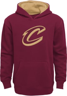 Cleveland Cavaliers Youth Maroon Prime Long Sleeve Hoodie