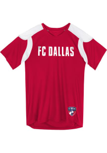 FC Dallas Boys Red Wordmark Short Sleeve T-Shirt