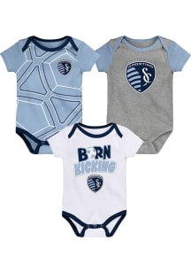 Sporting Kansas City Baby Light Blue Best Winger 3 PC Set One Piece