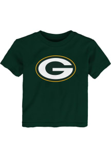 Green Bay Packers Toddler Green Primary Logo Short Sleeve T-Shirt