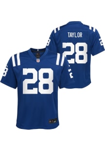 Jonathan Taylor Indianapolis Colts Youth Blue Nike Taylor Game Football Jersey