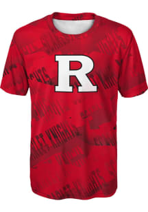 Rutgers Scarlet Knights Youth Red Make Some Noise Short Sleeve T-Shirt