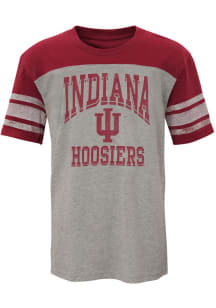 Indiana Hoosiers Youth Cardinal Pennant Short Sleeve T-Shirt