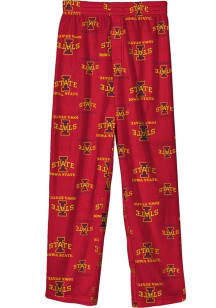 Iowa State Cyclones Youth Cardinal All Over Logo Sleep Pants