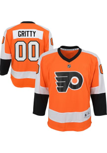 Gritty  Philadelphia Flyers Youth Orange Replica Home Hockey Jersey
