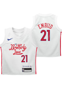 76ers Baby Nike Joel Embiid  City Edition Replica Basketball Jersey