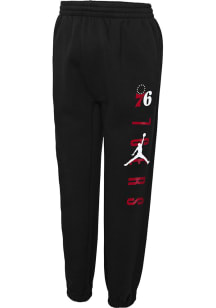 Nike Philadelphia 76ers Youth Black Courtside Statement Sweatpants