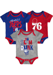 Philadelphia 76ers Baby Blue Slam Dunk One Piece