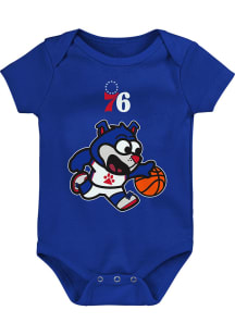 Philadelphia 76ers Baby Blue Game Ready Short Sleeve One Piece