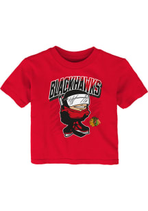 Chicago Blackhawks Infant Tuff Guy Short Sleeve T-Shirt Red