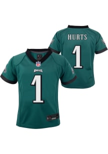 Jalen Hurts Philadelphia Eagles Toddler Midnight Green Nike Home Football Jersey