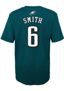 Devonta Smith  Philadelphia Eagles Boys Midnight Green Mainliner NN Short Sleeve T-Shirt